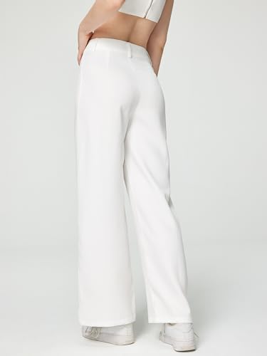 Work Pants Women Dress Pants High Waist Straight Leg Trousers Business Casual Slacks Office Pants