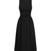 A Line Dress Womens Sleeveless Cocktail Party Midi Elegant Dresses with Pockets