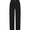 Jeans for Women Stretchy Denim High Waist Straight Leg Cropped Casual Jeans with Pocket