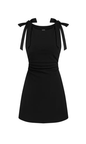 Mini Dress Bodycon Sexy Square Neck Bowknot Sleeveless High Waist Party Cocktail Elegant Dresses for Women