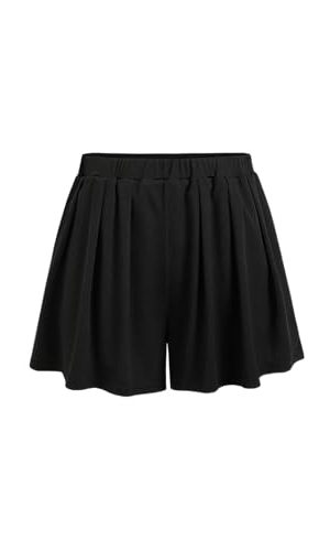 Women Shorts Elastic Waist Wide Leg Flowy Baggy Boxer Shorts Summer Vacation Boho Casual Outfits 2025