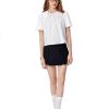 Women's Summer Tops Short Sleeve Cute Cotton Blouse