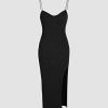 2 Piece Sweater Dresses for Women Winter Slit Long Sleeve Womens Midi Dress Pullover Bodycon Wedding Guest Outfits
