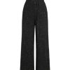 Glitter Pants for Women Wide Leg High Waist Sequin Pants Party Sparkle Night Out Pants