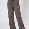 Women's High Waisted Cargo Pants with Drawstring and Cargo Pockets Trendy Daily Casual