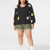 Women’s Floral Cropped Cardigan Cute Flower V Neck Button Down Trendy Sweater