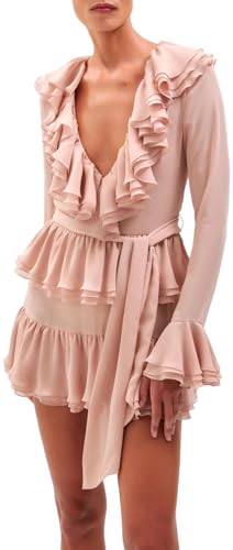 Women's Longsleeve Print Palmero Dress