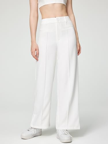 Work Pants Women Dress Pants High Waist Straight Leg Trousers Business Casual Slacks Office Pants