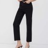 Jeans for Women Stretchy Denim High Waist Straight Leg Cropped Casual Jeans with Pocket
