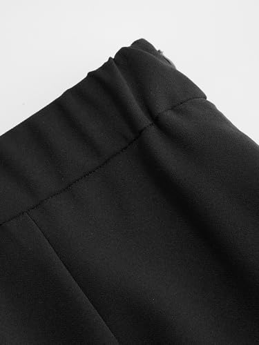 Mini Skirt for Women Trendy High Waist Slit Hem