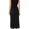 A Line Dress Womens Sleeveless Cocktail Party Midi Elegant Dresses with Pockets