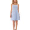 Women's Gingham Mini Dress for Summer Plaid Dresses Flowy Trendy Sun Dress