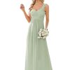 Women's Sexy Chiffon One Shoulder Sweetheart Floor Length Pleated Wedding Geust Summer Formal Dresses 09768