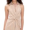 Women's Gingham Denim Sleeveless McKenna Dress