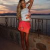 Tank Top for Women Trendy Crew Neck Sleeveless Floral Graphic Cotton Blend Knit Regular Fit