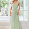 Women's Sexy Chiffon One Shoulder Sweetheart Floor Length Pleated Wedding Geust Summer Formal Dresses 09768