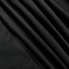 Solid Ruched U-Neckline Ruffle Maxi Dress