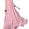 2023 Summer Dresses for Women Solid Casual Loose Bohemian Dress Spaghetti Strap Maxi Dress M01