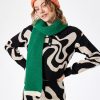 Women’s Color Block Cropped Collared Shirts Long Sleeve Sweater Pullover Tops