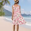 Summer Dresses for Women 2025 Casual Boho Floral Sundresses Sleeveless Scoop Neck Beach Tank Dresses EVS