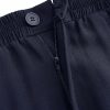 Solid High Waist Pleated Wide Leg Trousers