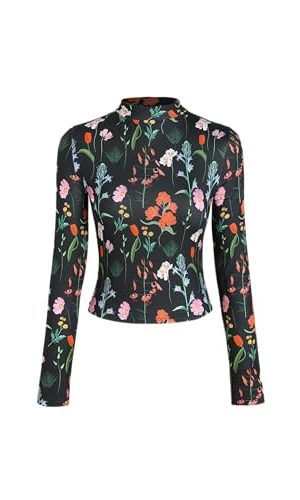 Floral Knitted Long Sleeve Top