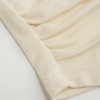 Tank Tops for Women Asymmetrical Neck Sleeveless Ruched Knit High Stretch Fit Trendy Tops