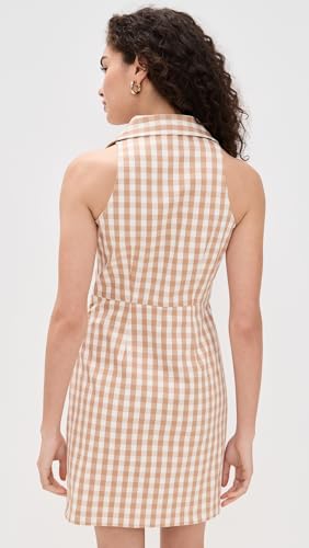 Women's Gingham Denim Sleeveless McKenna Dress