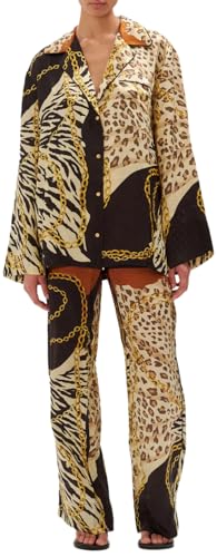 Women's Animal Print Long Sleeve Valentina Top