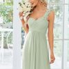 Women's Sexy Chiffon One Shoulder Sweetheart Floor Length Pleated Wedding Geust Summer Formal Dresses 09768
