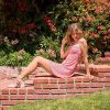 Womens Summer Gingham Dress Plaid Tie Spaghetti Strap Sleeveless Lace Trim Cute A Line Casual Mini Dresses Sundress