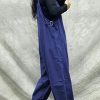 Overalls Women Plus Size Loose Fit Jumpsuits Adjustable Waist Casual Long Bib Pants Cotton Rompers with Pockets PQ1