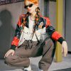 Women's High Waisted Cargo Pants with Drawstring and Cargo Pockets Trendy Daily Casual