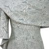 Womens Embossed Jacquard Shawl Dress