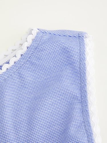 Ruched Women Knotted Sleeveless Cute Dress for Summer Casual Dresses