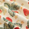 Summer Mini Dresses for Women Fruit Pattern Sweetheart Neck Sleeveless Sundress Knotted Tie A Line Sun Dresses