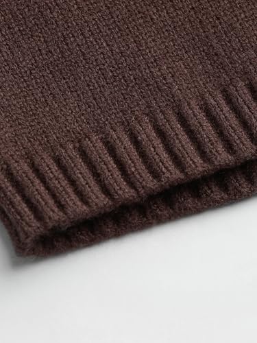 Women’s Short Sleeve Turtleneck Tops Cute Knit Slim Fit Sweater Blouses Basic Tee