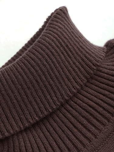 Women’s Short Sleeve Turtleneck Tops Cute Knit Slim Fit Sweater Blouses Basic Tee
