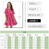 Summer Dresses for Women 2025 Floral Boho Ruffle Short Sleeve Sundresses Casual Shift Dress ESA